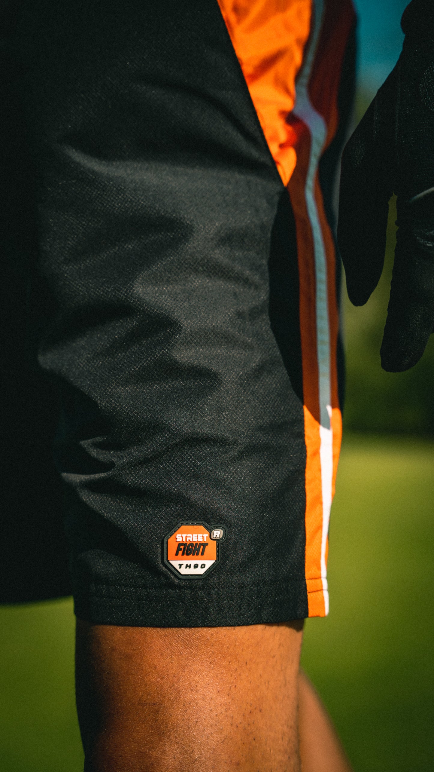 Set short t-shirt SF x Th Black/Orange
