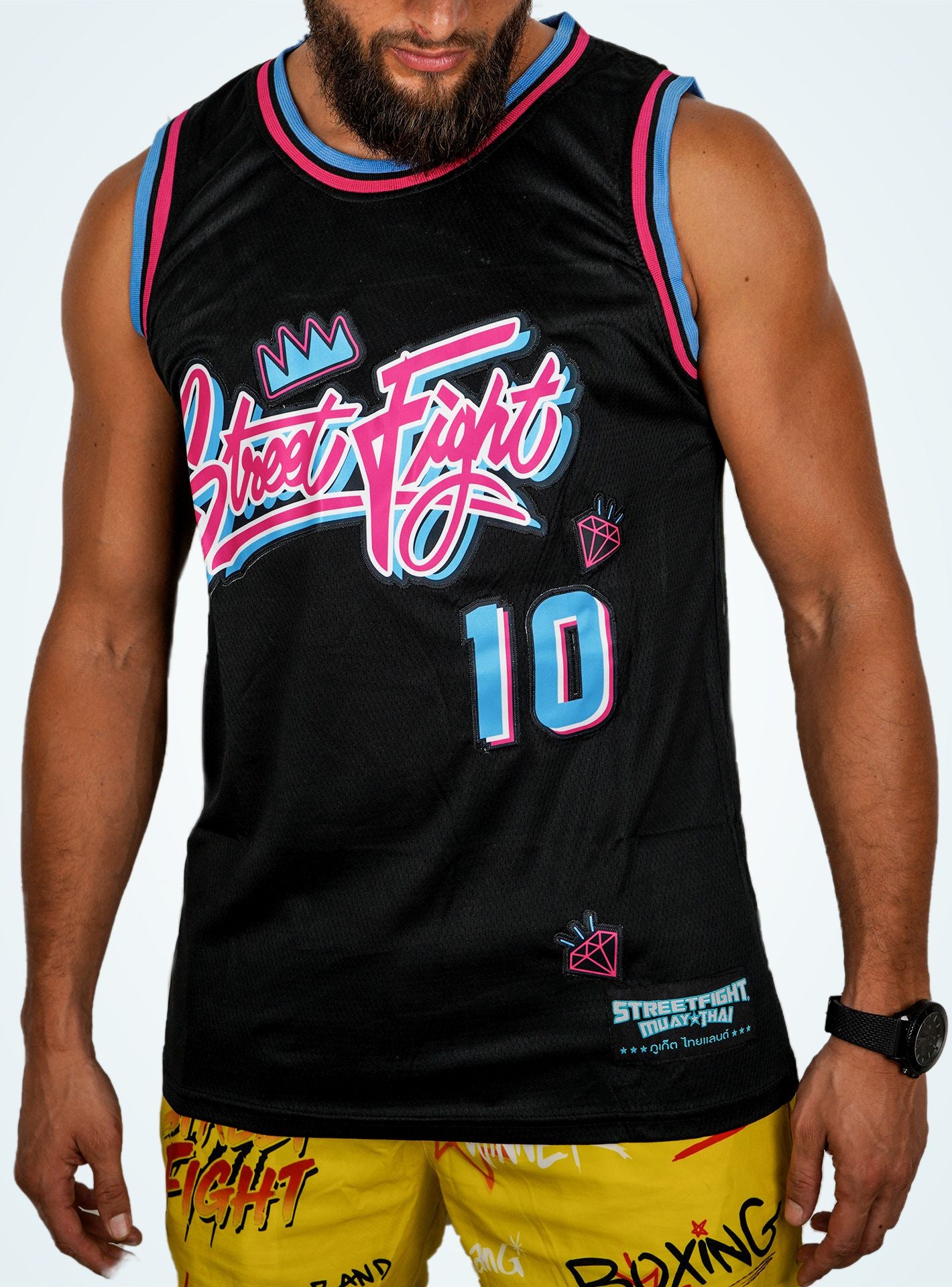 D bardeur NBA Noir et Rose Collection SF STREET FIGHT Shop